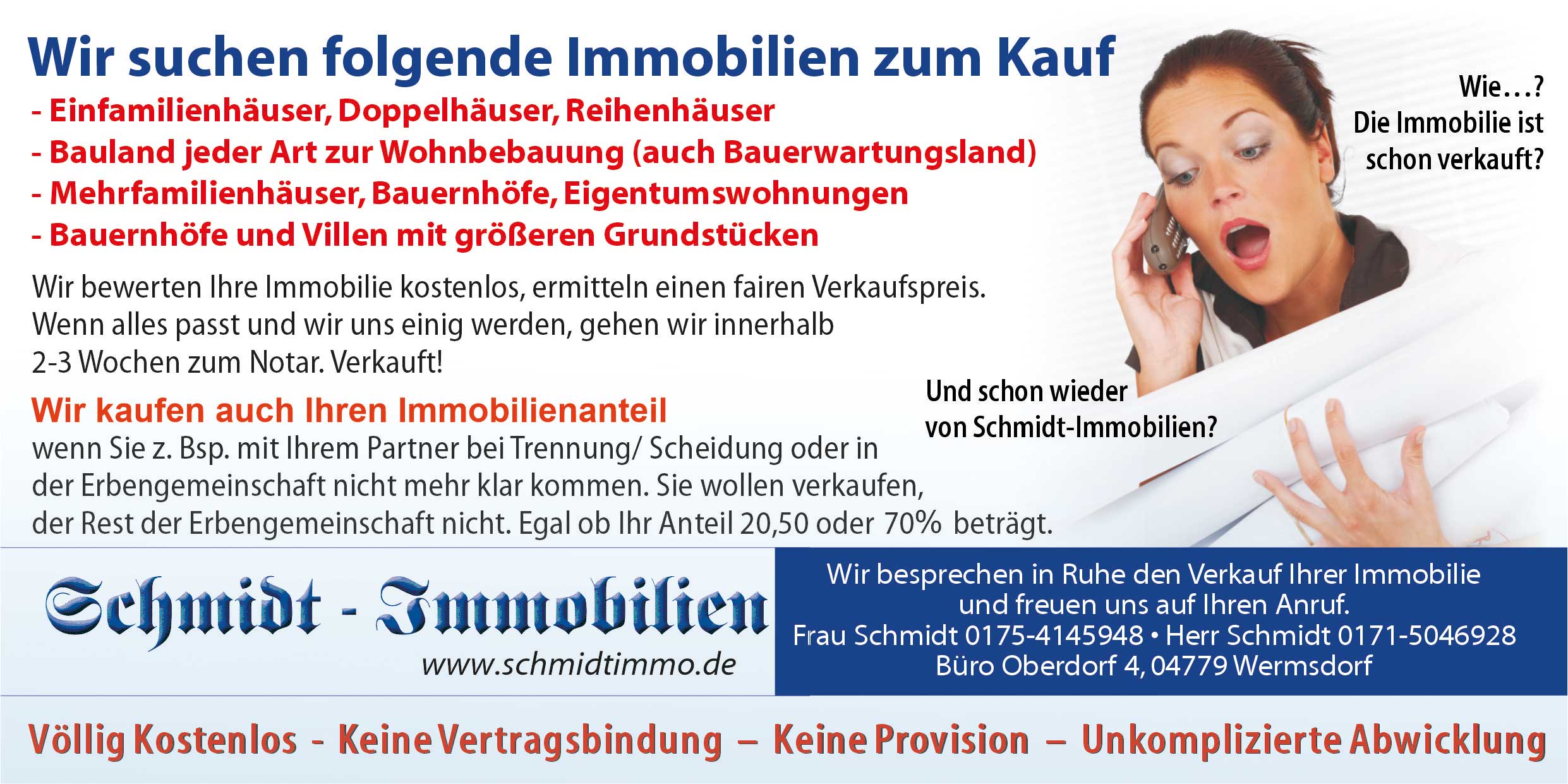 Schmidt Immobilien, Immobilienmakler, Makler, Haus, Wohnung, Grundstück, Eigenheim, Leipziger Land, Nordsachsen, Oschatz, Wurzen, Arzberg, Bad Düben, Beilrode, Belgern-Schildau, Cavertitz, Dahlen, Delitzsch, Doberschütz, Dommitzsch, Dreiheide, Eilenburg, Elsnig, Jesewitz, Krostitz, Laußig, Liebschützberg, Löbnitz, Mockrehna, Mügeln, Naundorf, Rackwitz, Schkeuditz, Schönwölkau, Taucha, Torgau, Trossin, Wiedemar, Zschepplin,